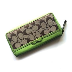 Coach Large Zippered Wallet